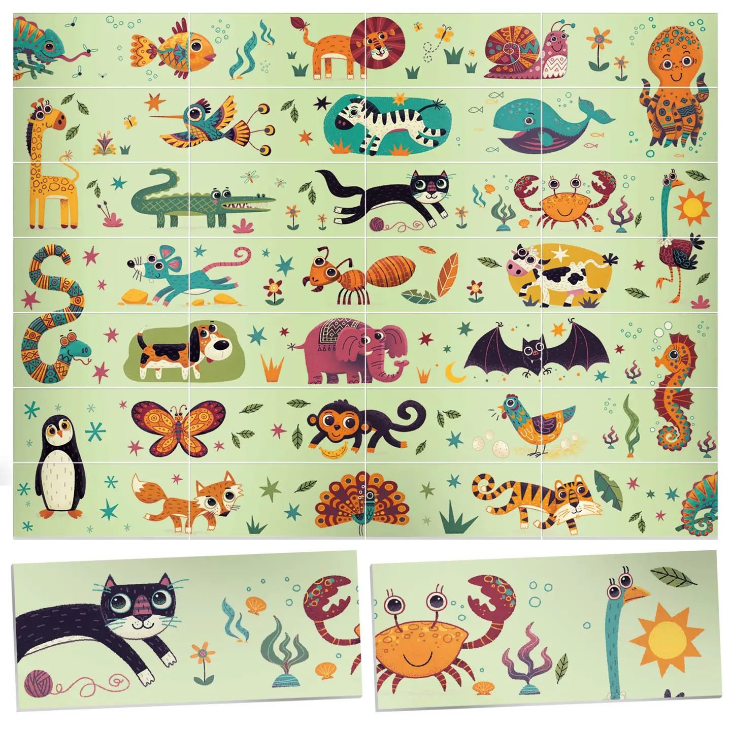 Thumbnail: Domino Puzzle Animals