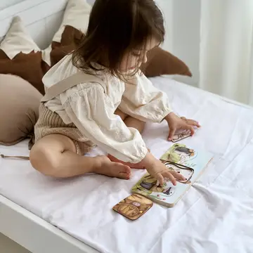 Thumbnail: Bunnies Montessori Puzzle, Educational Toy